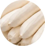 Peeling cassava
