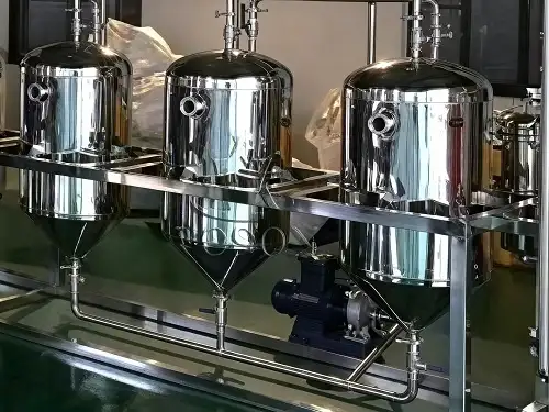 Voson deodorization tank for removing odor and free fatty acids in vegetable oils