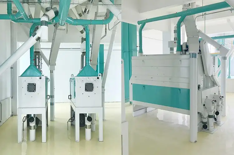 Multi-Stage Aspiration and Vibrating Screen Cleaning System