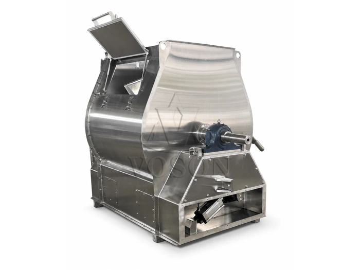 Stainless Steel Twin-Shaft Paddle Mixer